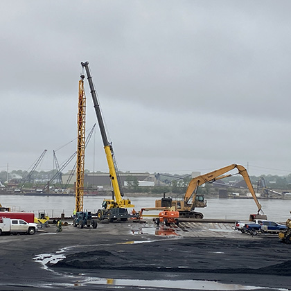 Beelman River Terminal Piling Foundations