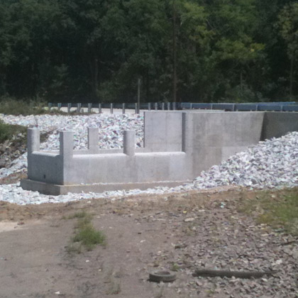 Walton Lake Dam Spillway - Litchfield, Illinois